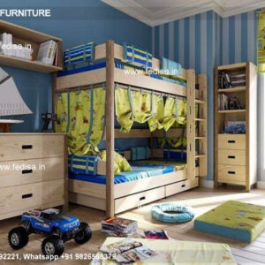 Kids Bedroom Design Bunk Bed Best Kids Room Ideas Model No - 9762