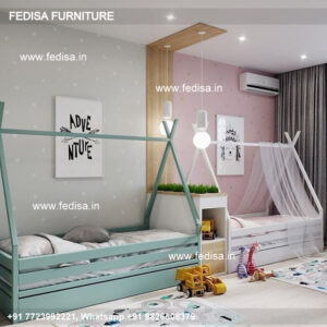Kids Bedroom Design Bunk Bed Best Kids Room Ideas Model No - 9888