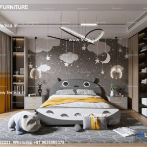 Kids Bedroom Design Bunk Bed Best Kids Room Ideas Model No - 9984